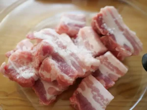 簡単レシピ 豚バラ肉のリエットの作り方 豚バラ肉 カット