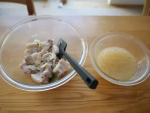 簡単レシピ 豚バラ肉のリエットの作り方 豚バラ肉 肉と煮汁
