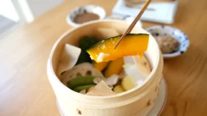 蒸し野菜に合う、三種の発酵ディップの作り方　レシピ　混ぜるだけ　蒸しかぼちゃ　塩麹バター