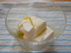 マクロビオティック　ディップ　豆腐クリーム　豆腐　レモン汁　塩　オリーブオイル