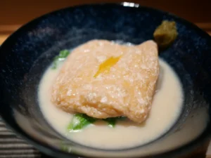 京都ひとり旅 美と食を慈しむ街歩き きょうのおかず きょうのお膳A お揚げさん 豆乳