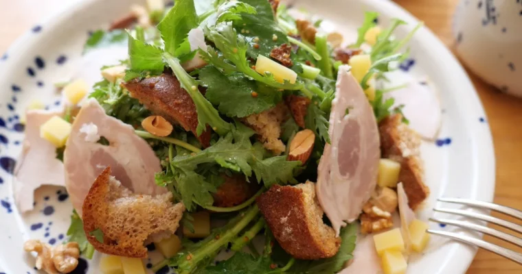 香りで味わう、春野菜の「サラダ・グルマンド」 〜パリジェンヌ風 オレンジとマスタードのドレッシング〜