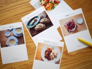 CHIKAKO Lifestyle recipe card はがきサイズ